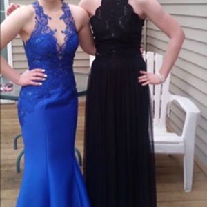 Royal blue prom dress size 3